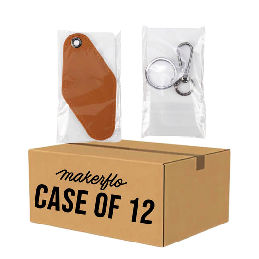 leatherette keychain, wholesale, rawhide