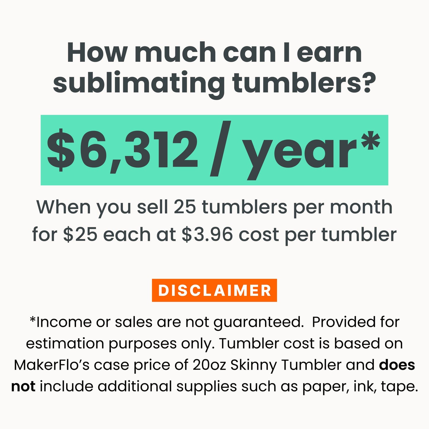 sublimation tumbler side hustle