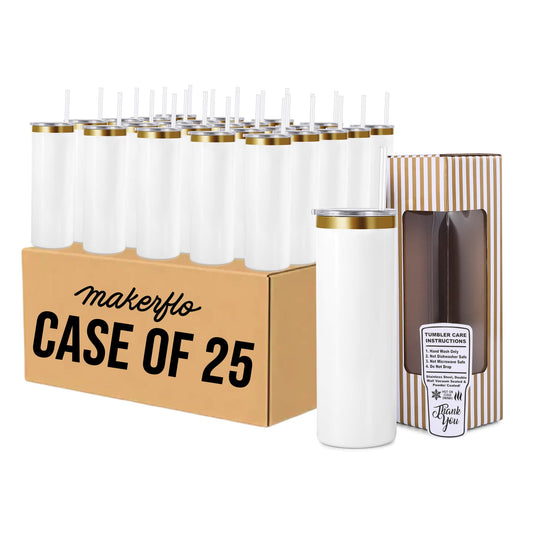 20oz Skinny Electroplated Tumbler