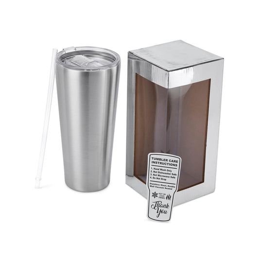 Stainless Steel Tumbler, 32oz, Tapered