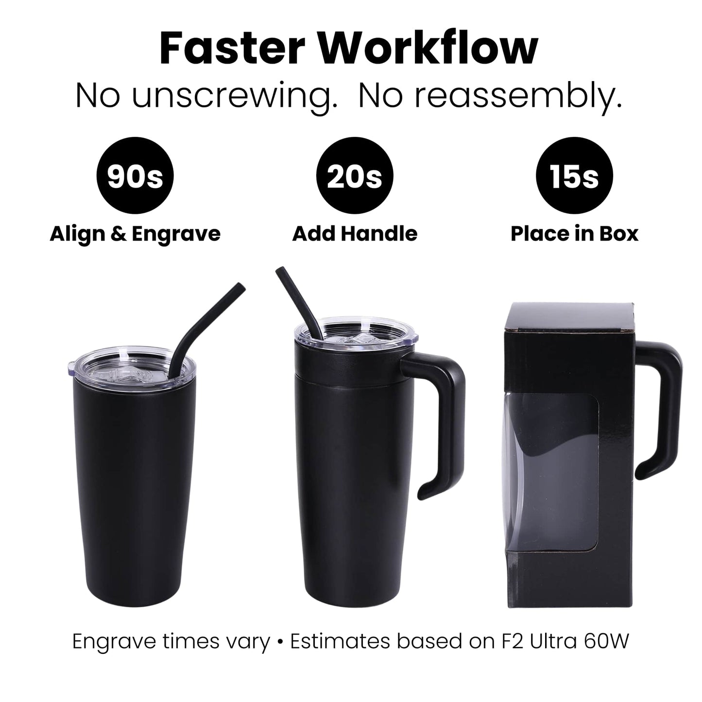 20oz tumbler with handle workflow