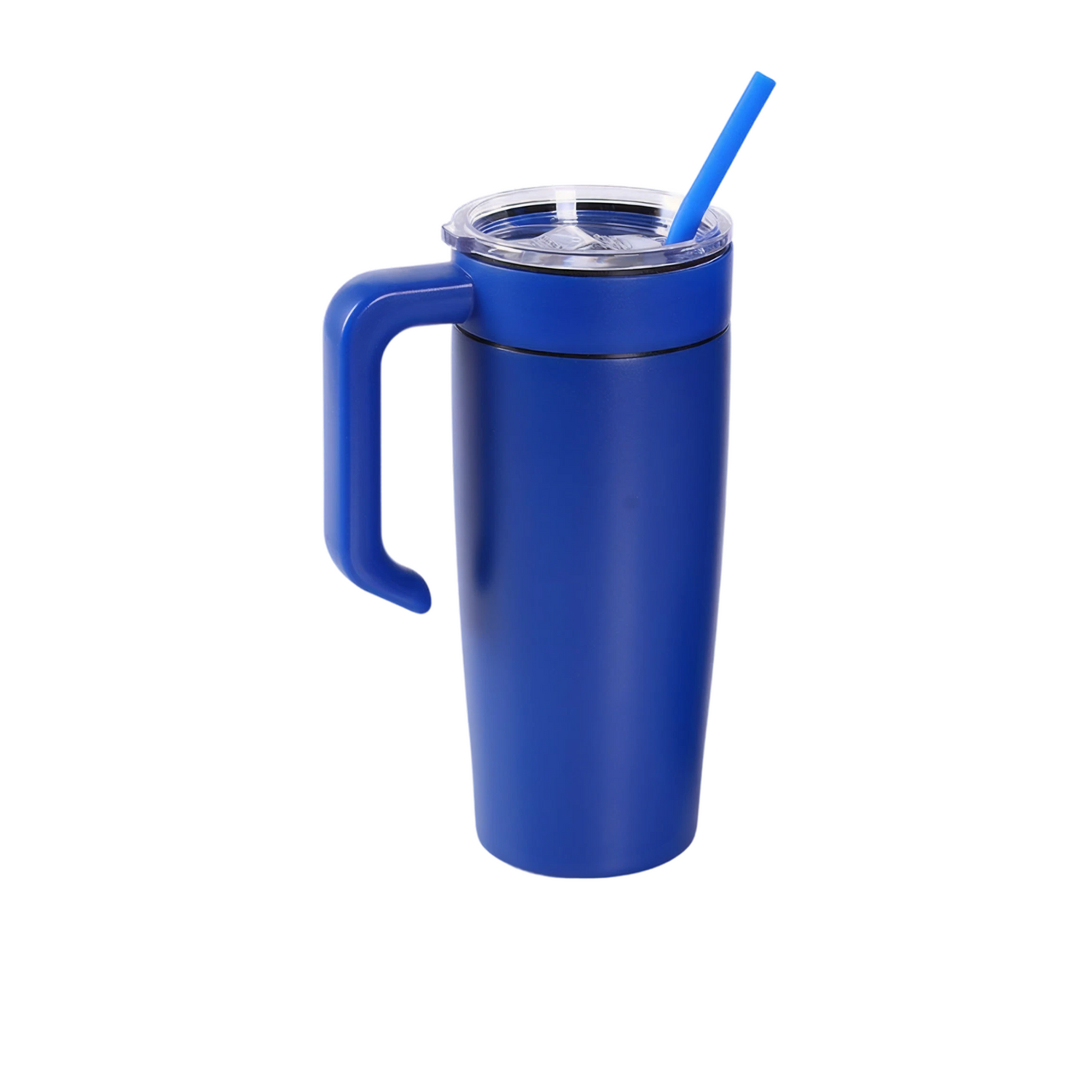 insulated 20oz tumbler with handle, blue