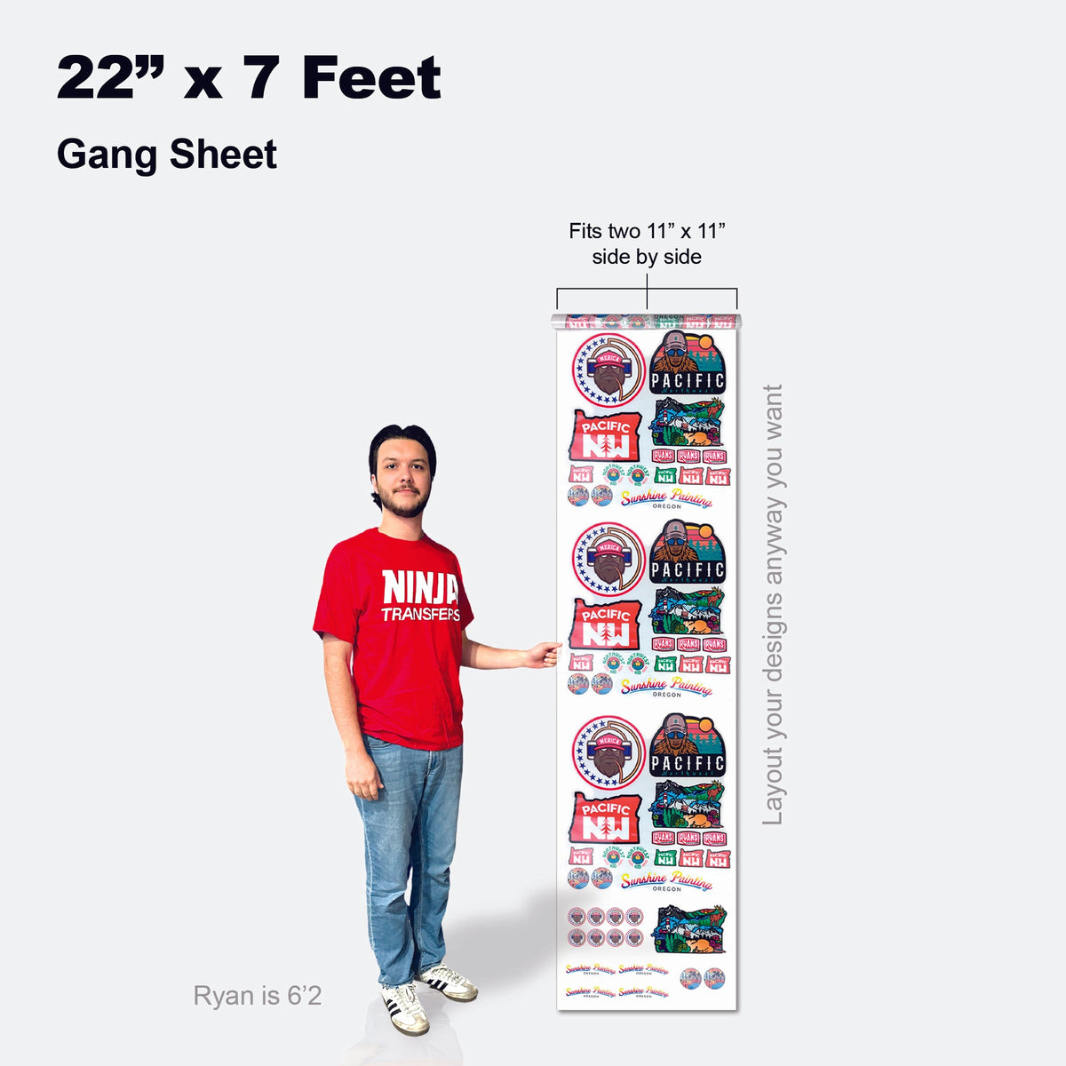 DTF Gang Sheet Builder