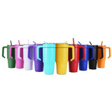 30oz tumbler, powder coated stainless steel