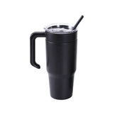 Insulated 30oz tumbler with handle, black