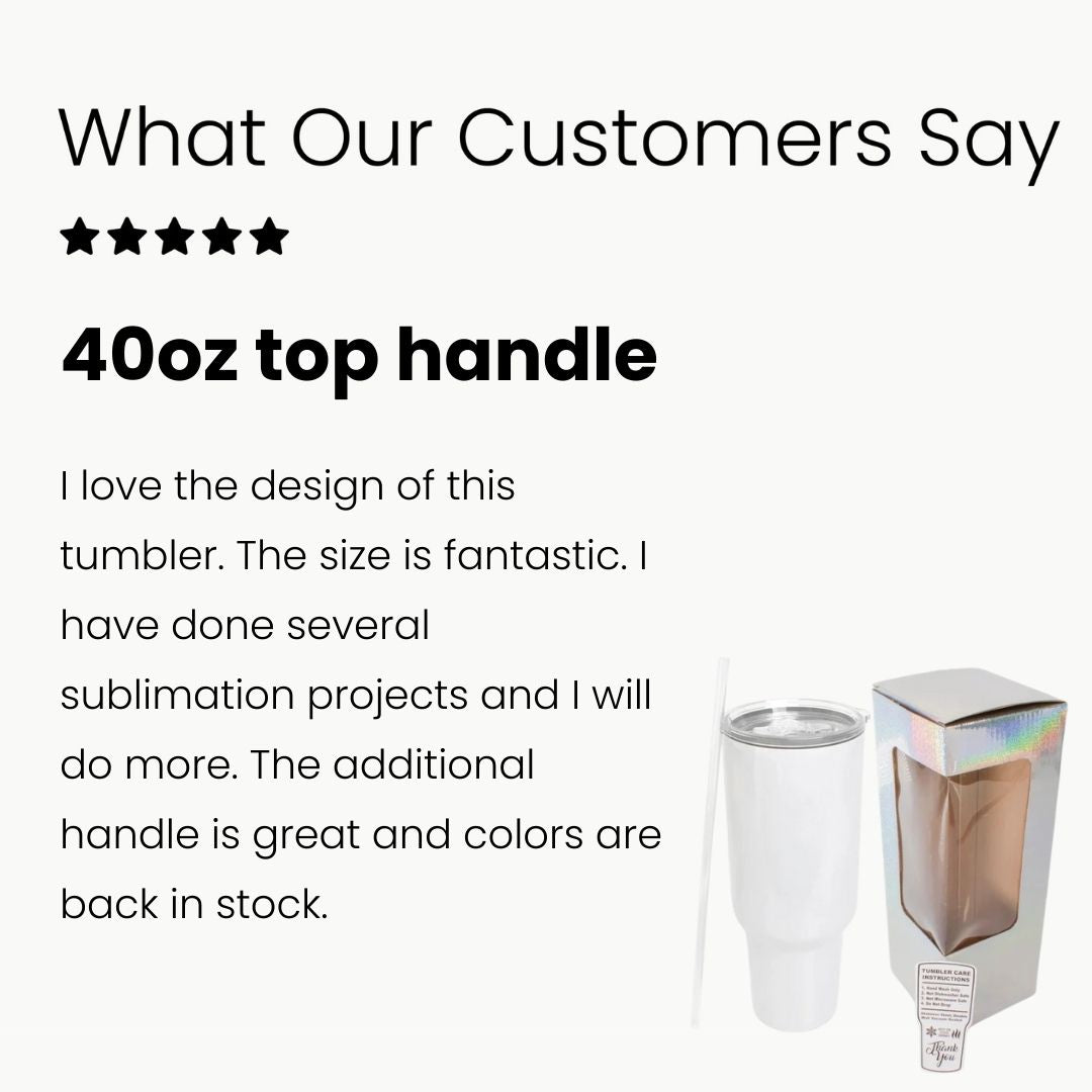 40oz Shimmer Sublimation Tumbler