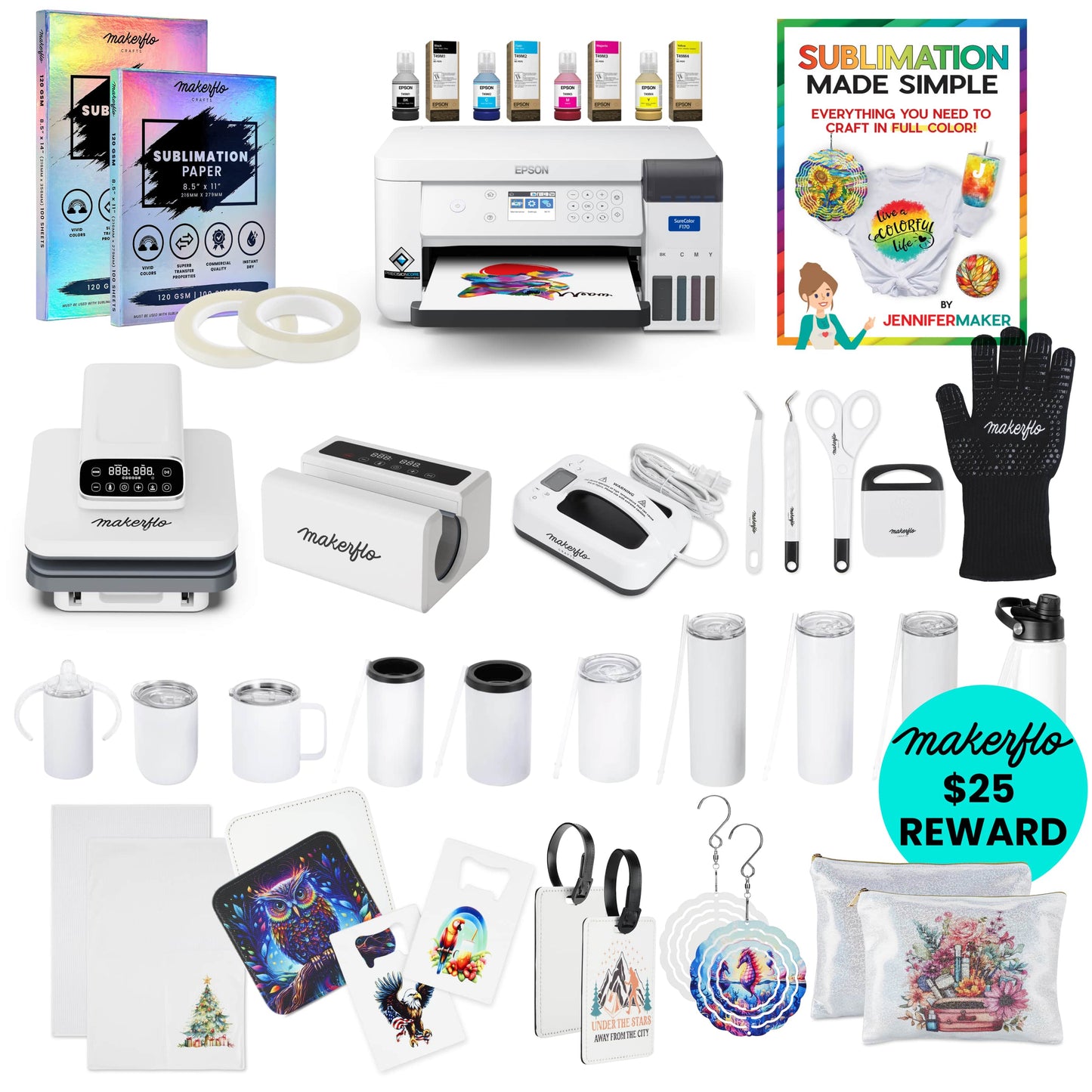 JenniferMaker Sublimation Made Simple Printer Kit