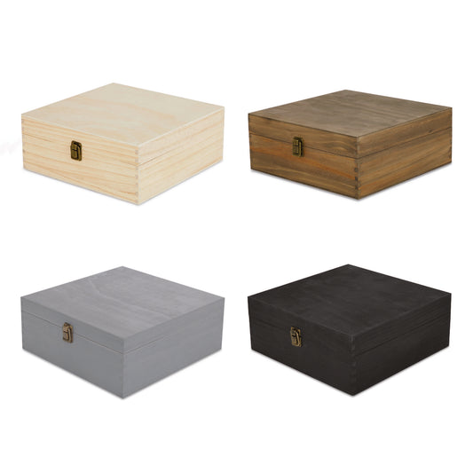 wood storage boxes