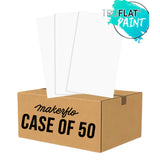 primed mdf boards, 12x19, 1/8 thick, case of 50