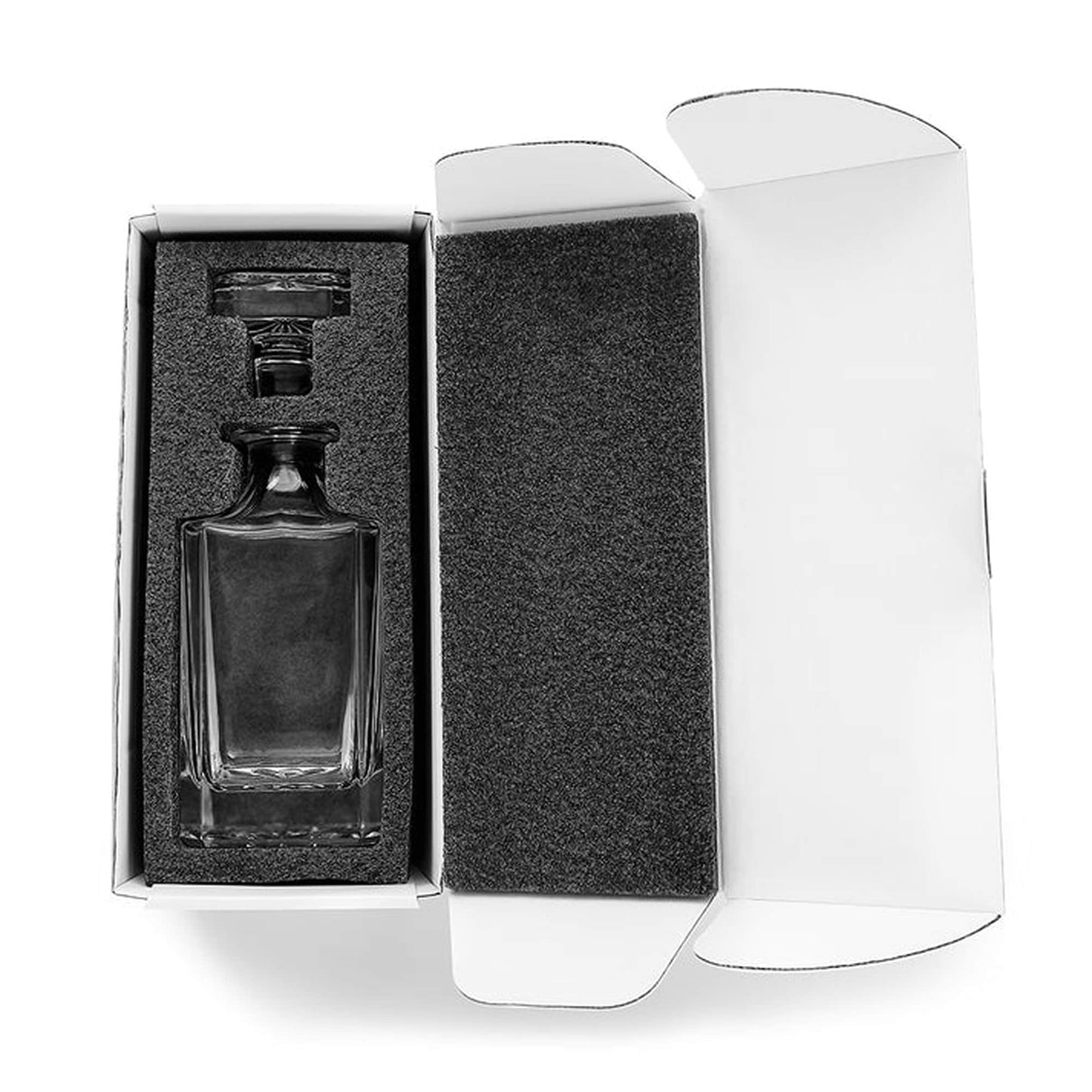 wholesale whiskey decanter, in foam cased box