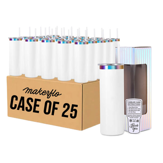 20oz Skinny Electroplated Tumbler