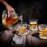 Whiskey Decanter & Rocks Glasses