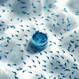 dolphin glitter shapes 