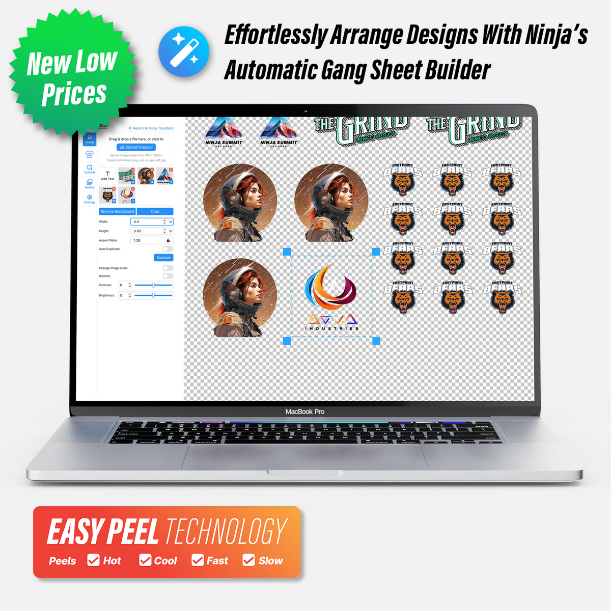 DTF Gang Sheet Builder