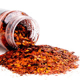 orange glitter, pumplin spice orange chunky mix