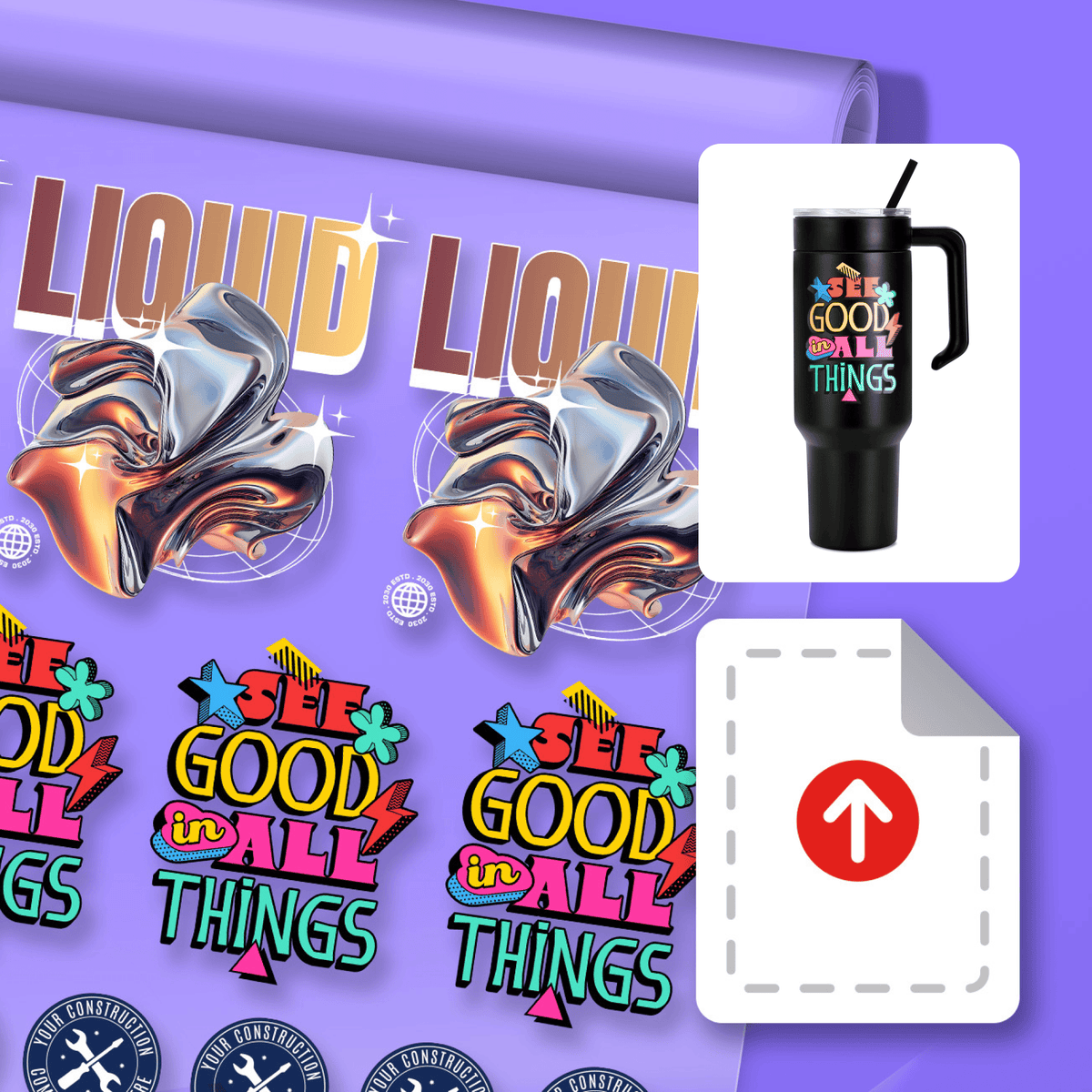 UV DTF Gang Sheet - Print Ready File