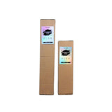 sublimation paper roll sizes, left 24 inch wide, right, 17 inch wide