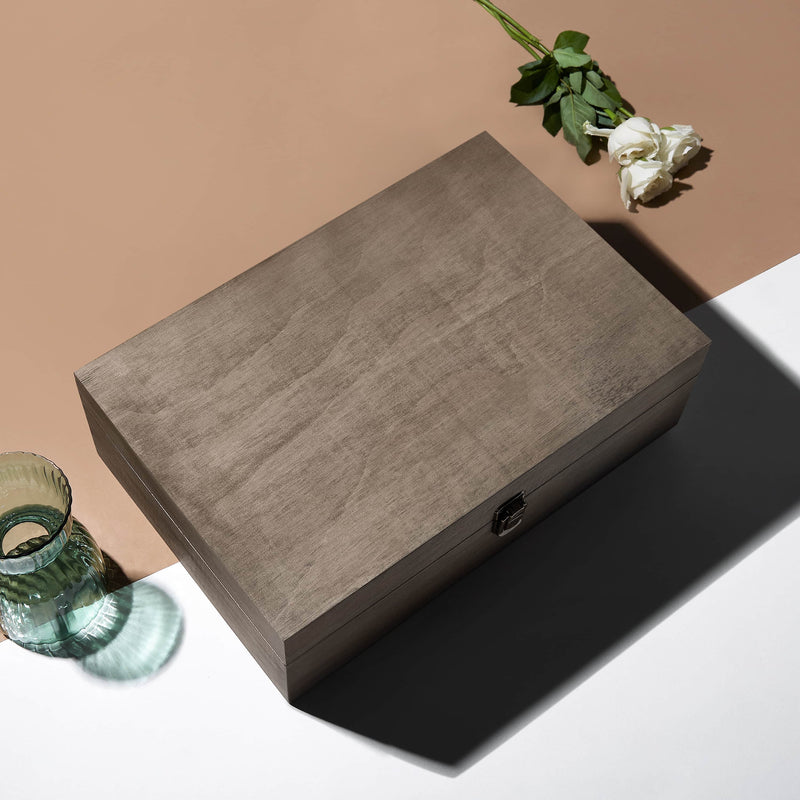 wood keepsake box, walnut, engravable