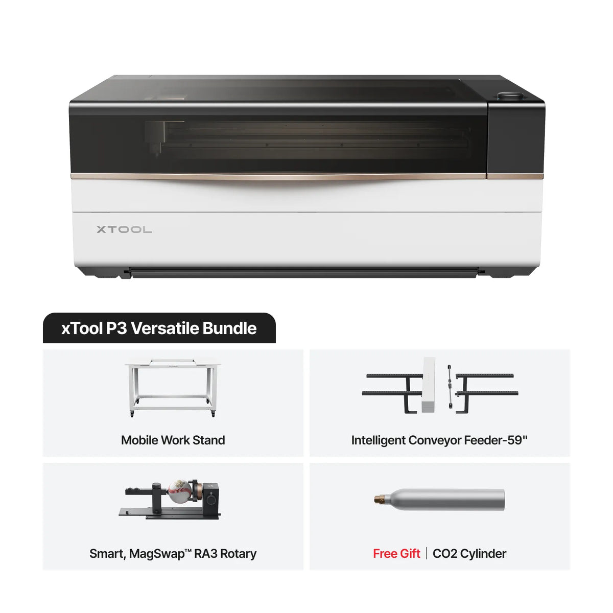 xTool P3 80W CO2 Laser Cutter & Engraver