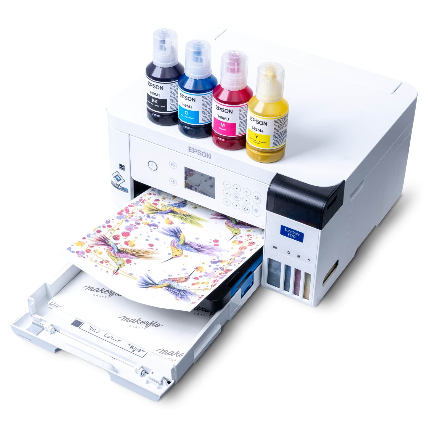 epson F170 printing sublimation prints